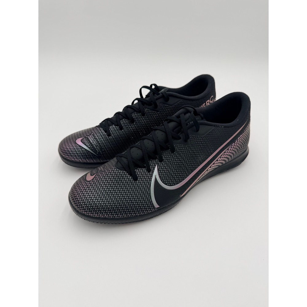Nike Mercurial Vapor 13 Academy IC Black Pink Indoor Soccer Shoes AT7993-010 11M